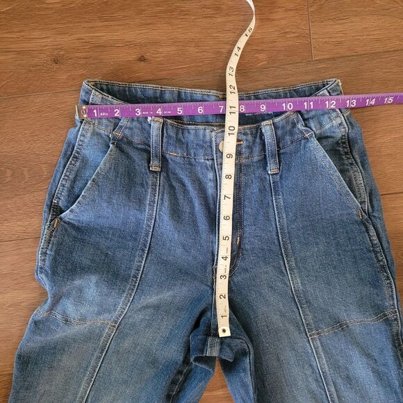 Old Navy High Rise OG Loose Jeans Womens 4 Blue Secret Smooth Pockets Carpenter - Picture 3 of 12